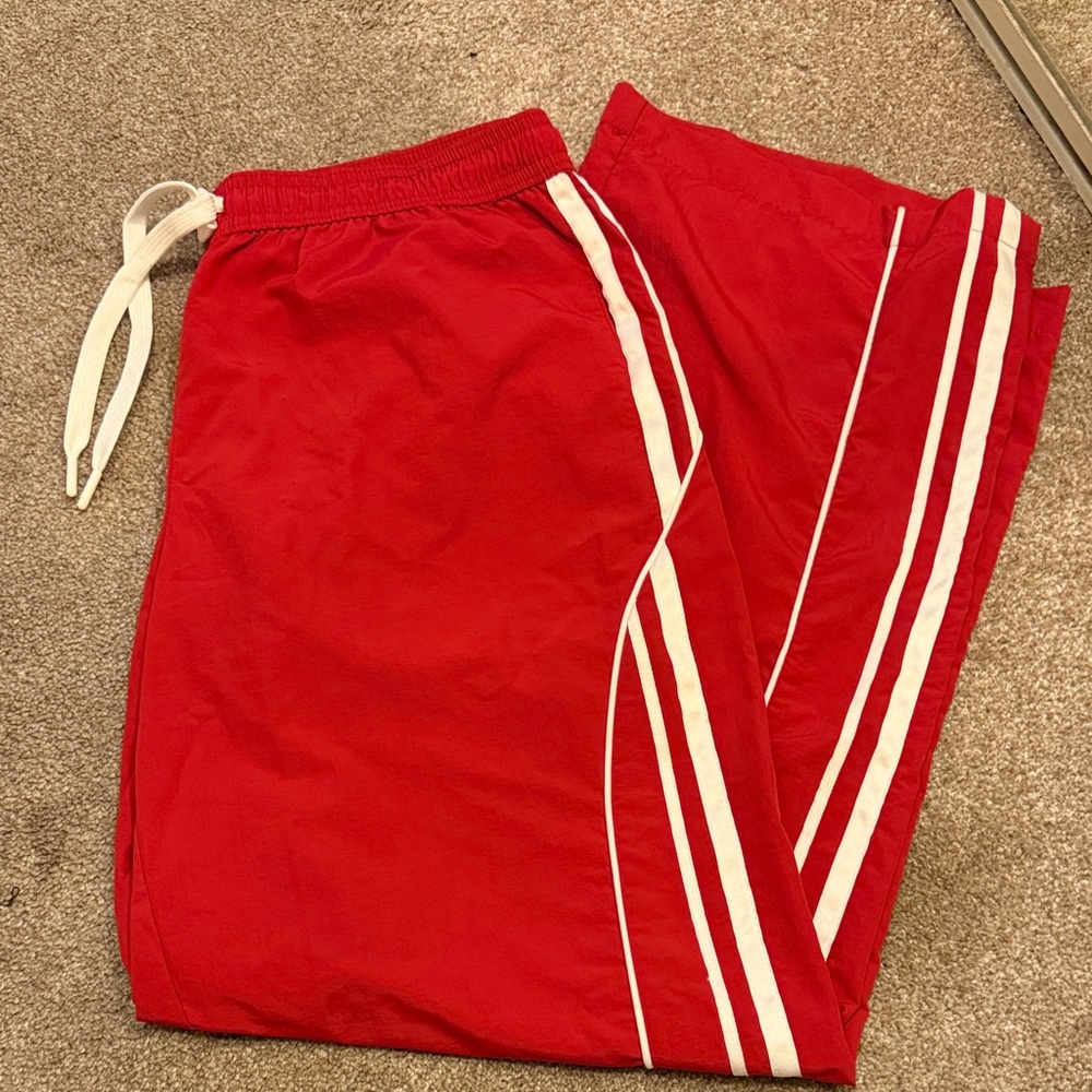 Red Track Pants